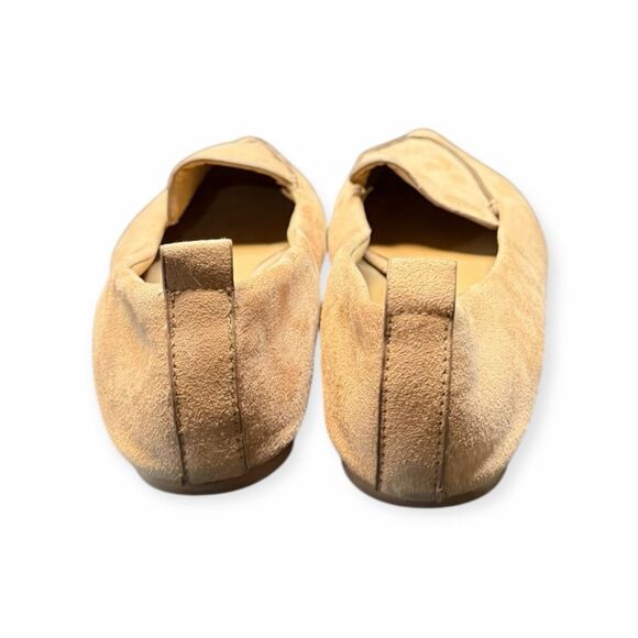 LULUS Women’s Light Nude Suede Bellona Slip-On Loafers Size 9 - Picture 3 of 7